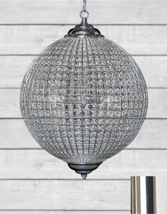 Product photograph of Medium Globe Chandelier from Choice Furniture Superstore.