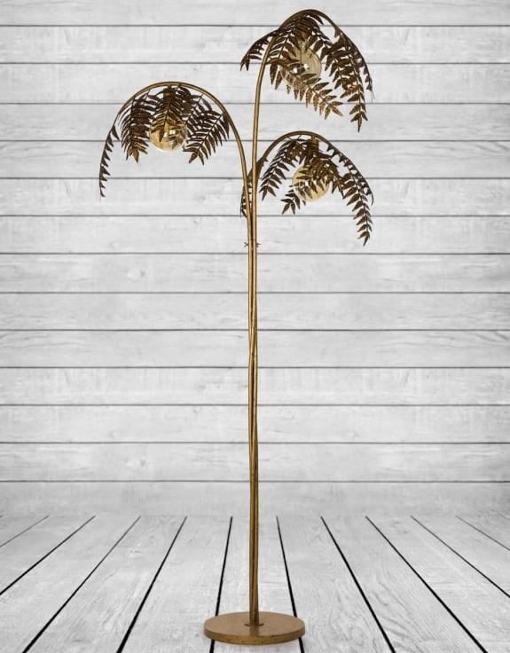 Product photograph of Palm Leaf Floor Lamp from Choice Furniture Superstore.