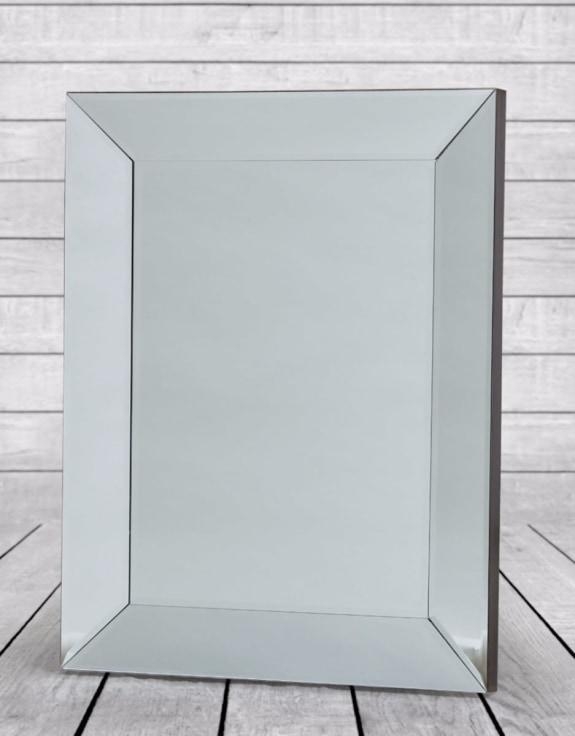 Product photograph of Rectangular Venetian Mitre Mirror - 75cm X 96cm from Choice Furniture Superstore.