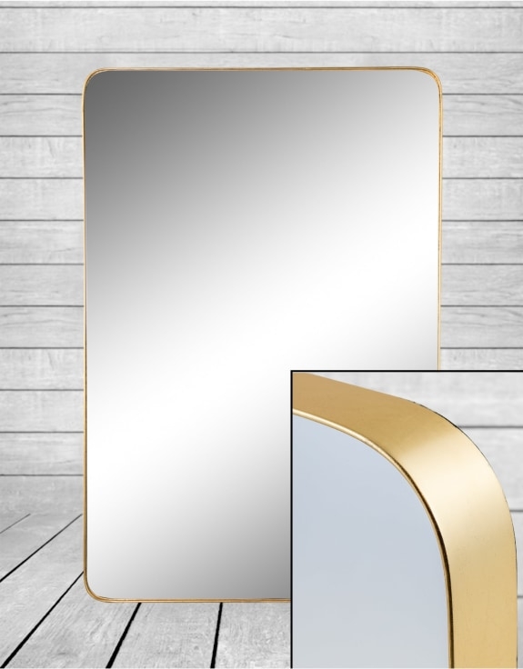 Product photograph of Large Rectangular Framed Arden Wall Mirror - 80 7cm X 120 7cm from Choice Furniture Superstore.