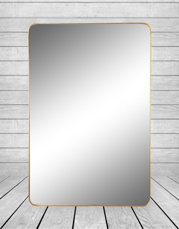 Product photograph of Large Rectangular Framed Arden Wall Mirror - 80 7cm X 120 7cm from Choice Furniture Superstore.