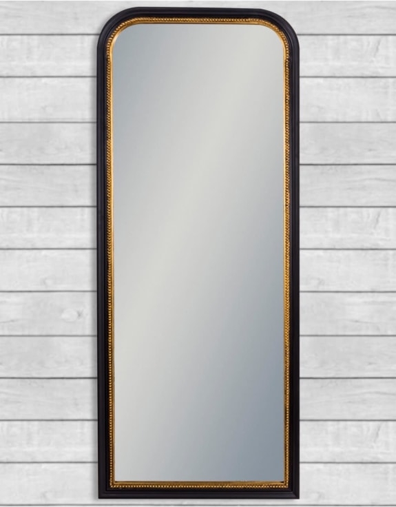 Product photograph of Antique Beaded Dressing Mirror - 64cm X 163cm from Choice Furniture Superstore.