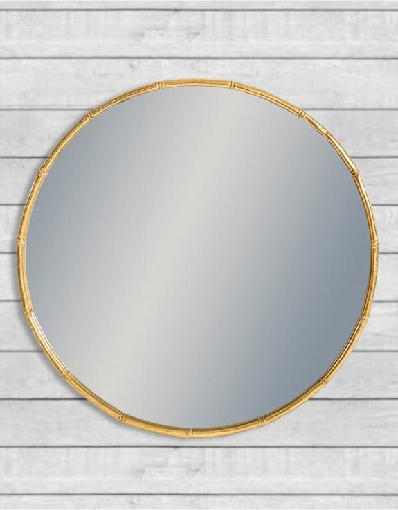 Product photograph of Antique Round Bamboo Design Wall Mirror Set Of 2 - 80cm X 80cm from Choice Furniture Superstore.