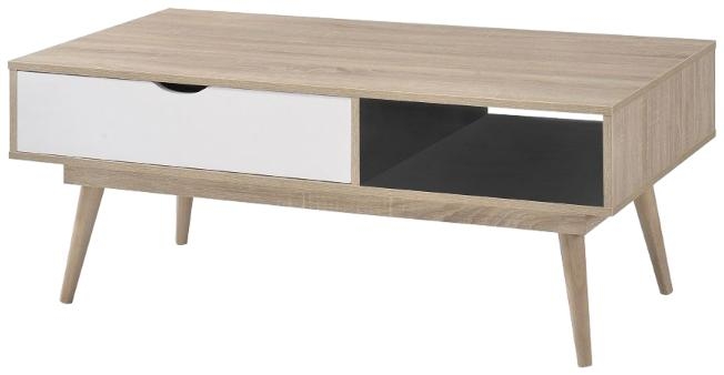 Product photograph of Alford 1 Drawer Coffee Table from Choice Furniture Superstore.