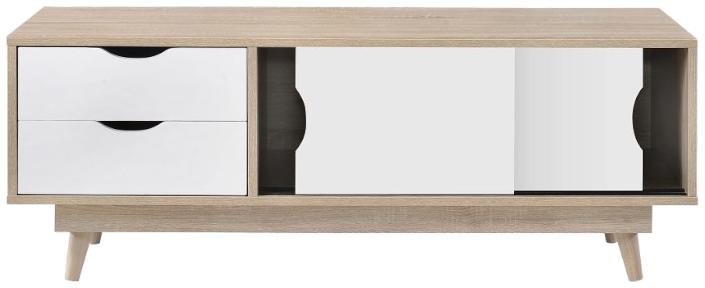 Product photograph of Alford 2 Door 2 Drawer Tv Unit from Choice Furniture Superstore.