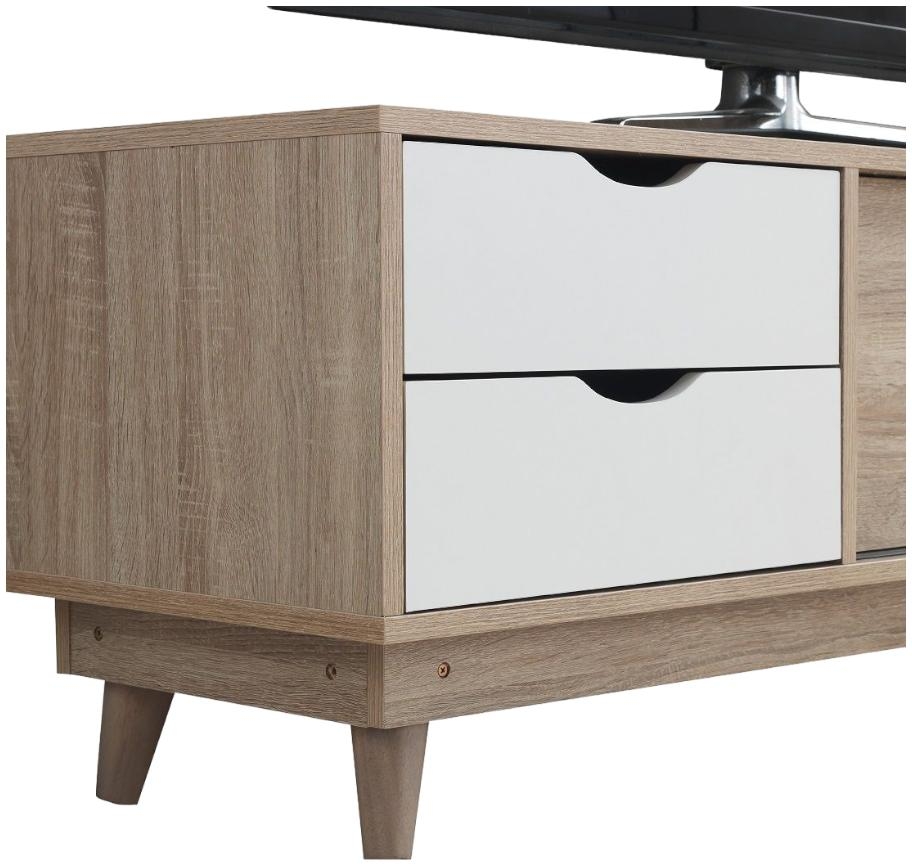 Product photograph of Alford 2 Door 2 Drawer Tv Unit from Choice Furniture Superstore.