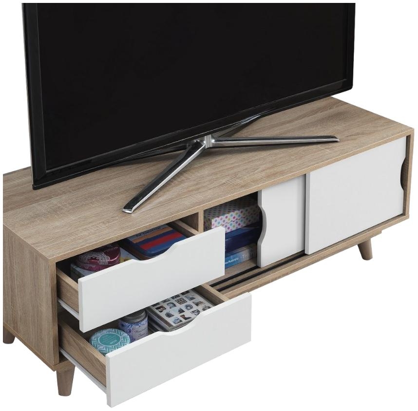 Product photograph of Alford 2 Door 2 Drawer Tv Unit from Choice Furniture Superstore.