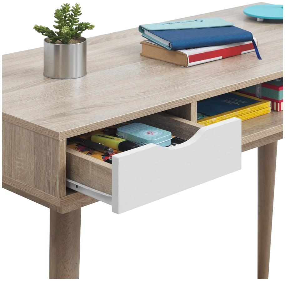 Product photograph of Alford 2 Drawer Desk from Choice Furniture Superstore.