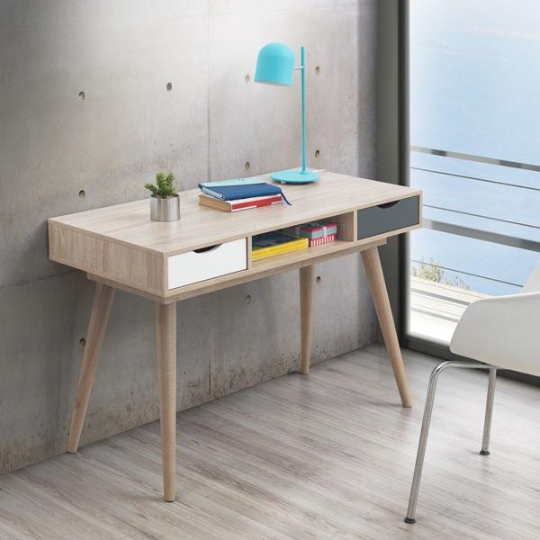 Product photograph of Alford 2 Drawer Desk from Choice Furniture Superstore.