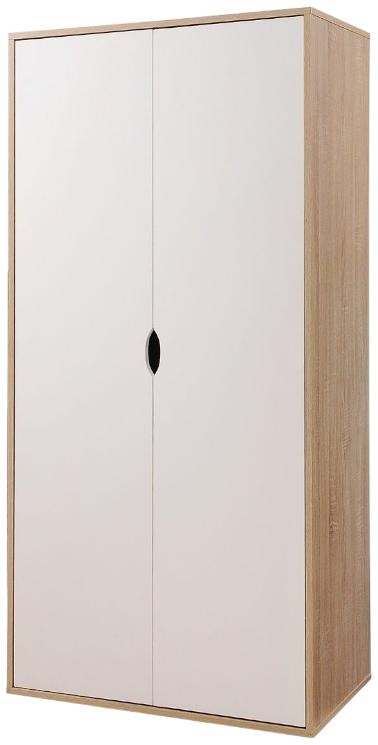 Product photograph of Alton White 2 Door Wardrobe from Choice Furniture Superstore.