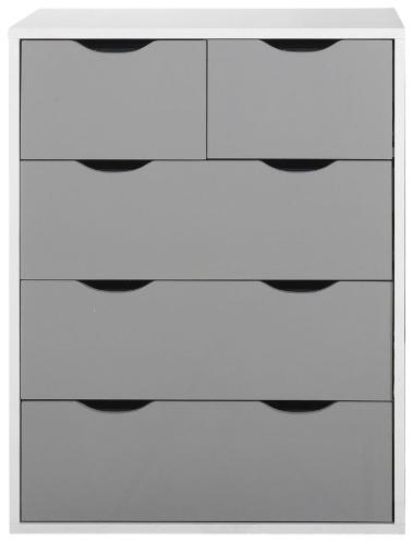 Product photograph of Alton White 3 2 Drawer Chest from Choice Furniture Superstore.