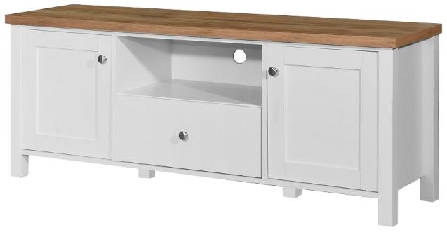Product photograph of Astbury White 150cm Tv Unit from Choice Furniture Superstore.