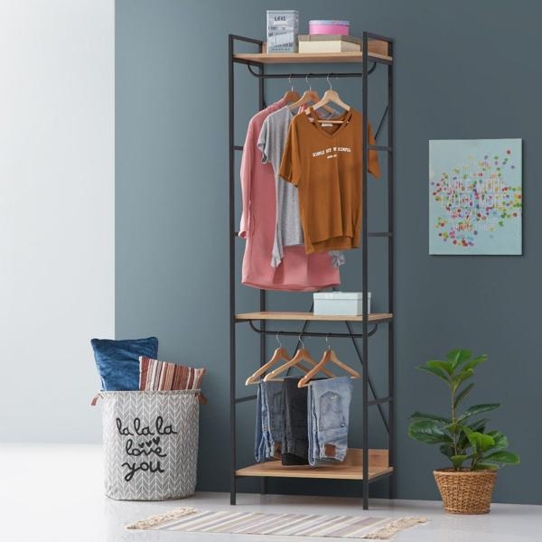 Product photograph of Claire 3 Shelves Wardrobe from Choice Furniture Superstore.