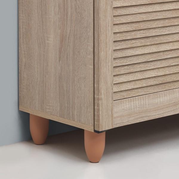 Product photograph of Essentials 2 Door 10 Pairs Shoe Cabinet from Choice Furniture Superstore.