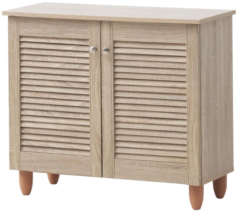 Product photograph of Essentials 2 Door 10 Pairs Shoe Cabinet from Choice Furniture Superstore.