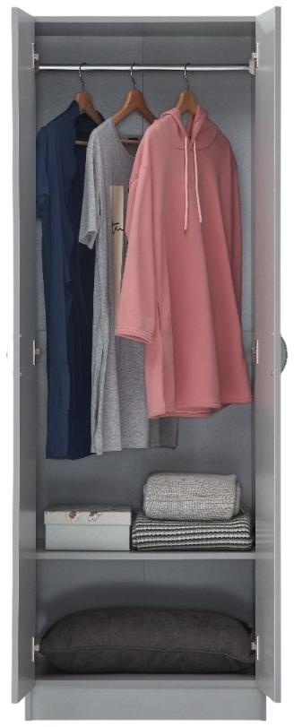 Product photograph of Essentials 2 Door Wardrobe from Choice Furniture Superstore.