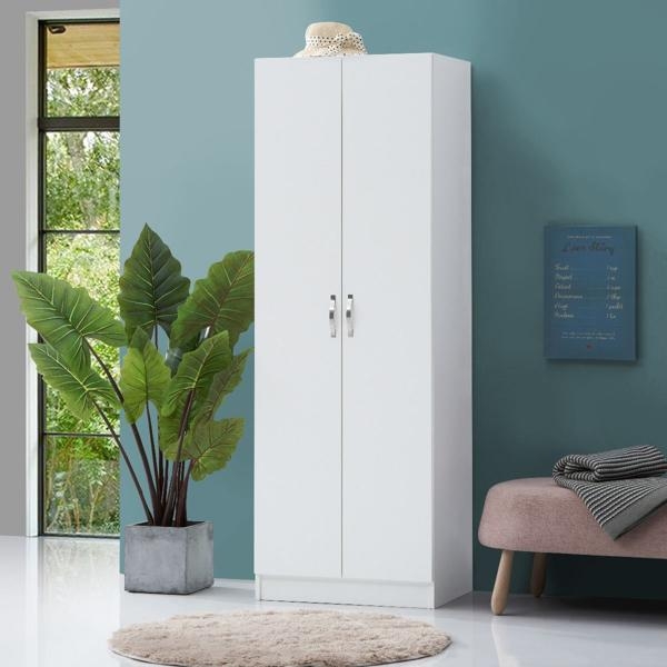 Product photograph of Essentials 2 Door Wardrobe from Choice Furniture Superstore.