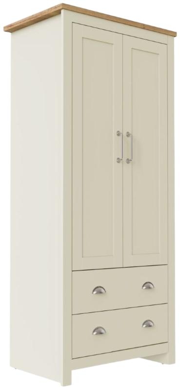 Product photograph of Lisbon 2 Door Wardrobe from Choice Furniture Superstore.