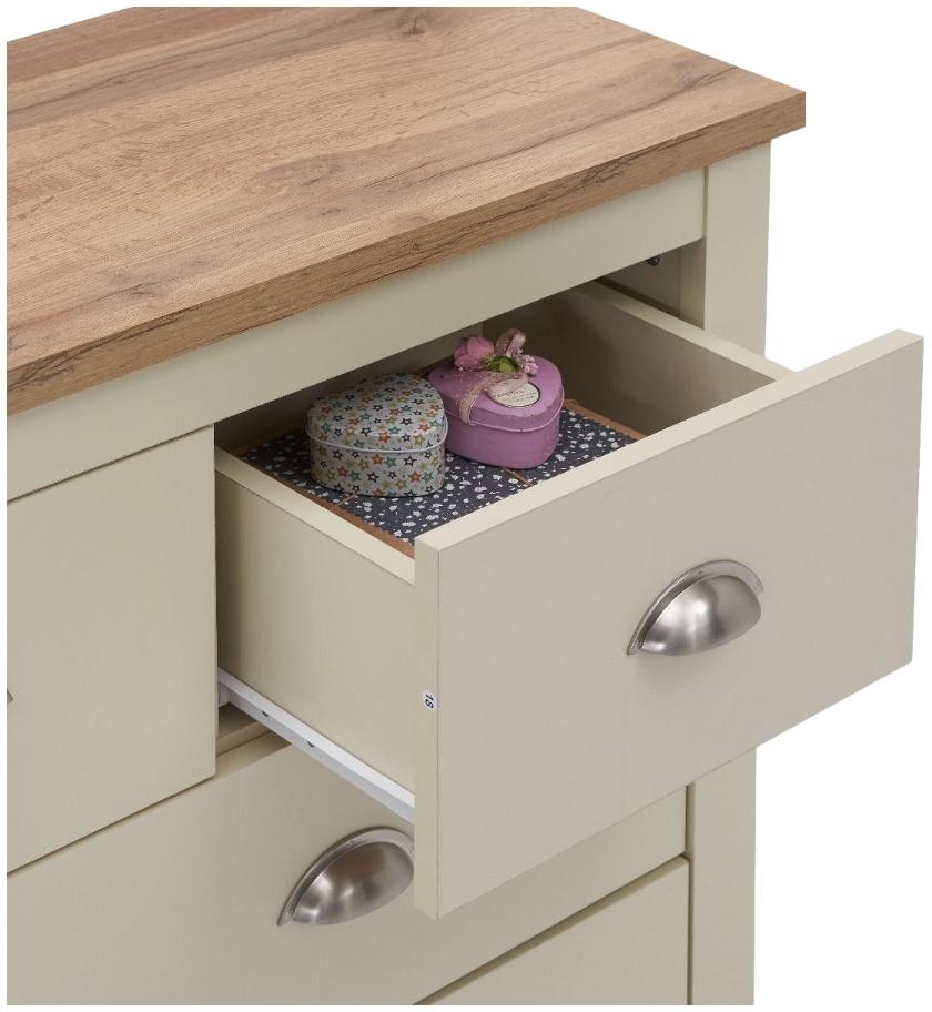 Product photograph of Lisbon 7 Drawer Chest from Choice Furniture Superstore.