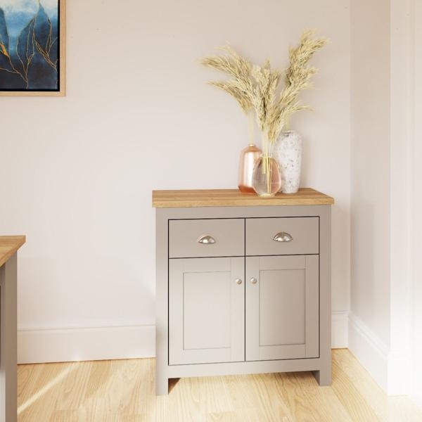 Product photograph of Lisbon 2 Door 2 Drawer Sideboard from Choice Furniture Superstore.