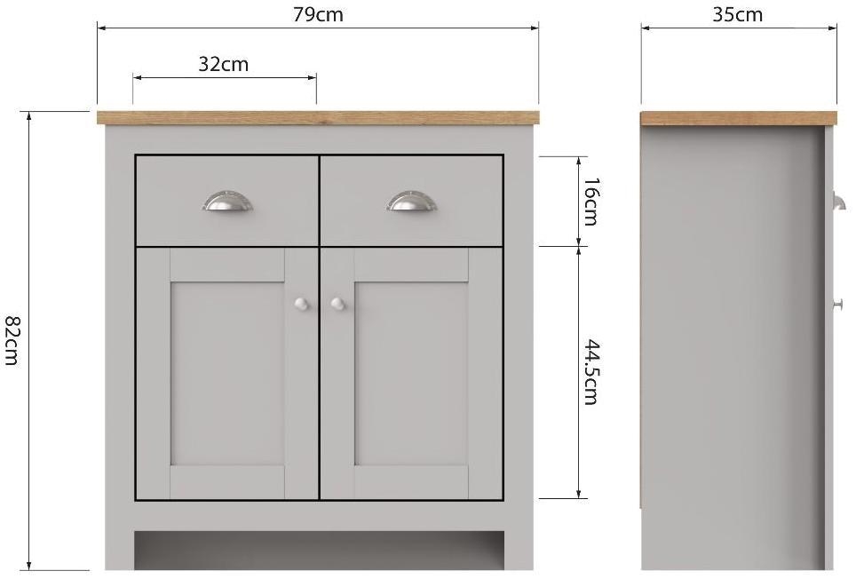 Product photograph of Lisbon 2 Door 2 Drawer Sideboard from Choice Furniture Superstore.