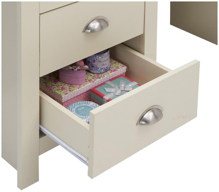 Product photograph of Lisbon 3 Drawer Dressing Table Set from Choice Furniture Superstore.