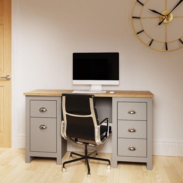 Product photograph of Lisbon Study Desk from Choice Furniture Superstore.