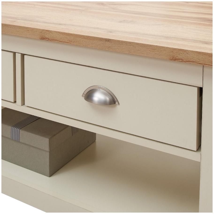 Product photograph of Lisbon 2 Drawer Coffee Table from Choice Furniture Superstore.