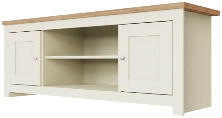 Product photograph of Lisbon 2 Door Tv Unit from Choice Furniture Superstore.