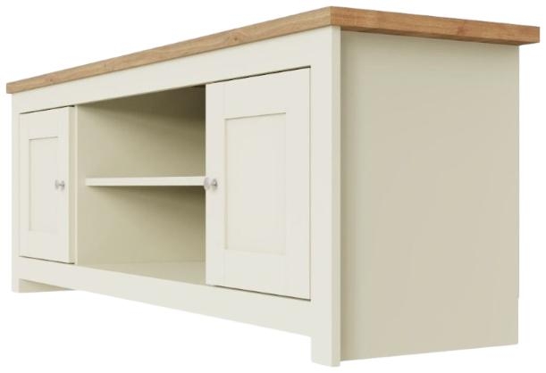 Product photograph of Lisbon 2 Door Tv Unit from Choice Furniture Superstore.