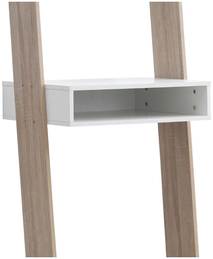 Product photograph of Pulford White Ladder Desk from Choice Furniture Superstore.