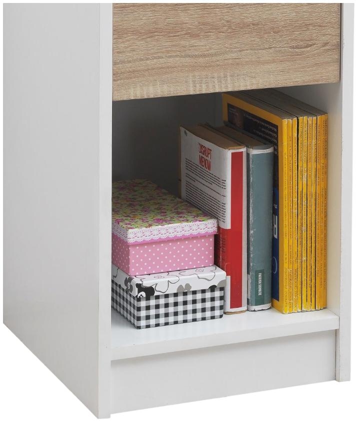 Product photograph of Pulford White 2 Drawer Desk from Choice Furniture Superstore.