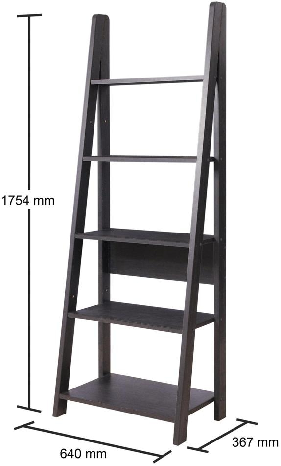 Product photograph of Riva Ladder Bookcase from Choice Furniture Superstore.