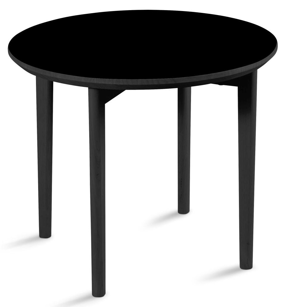 Product photograph of Skovby Sm241 Round Coffee Table With Wooden Legs from Choice Furniture Superstore.