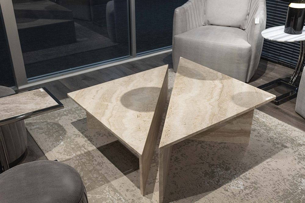 Product photograph of Stone International Miro Marble Occasional Tables from Choice Furniture Superstore.