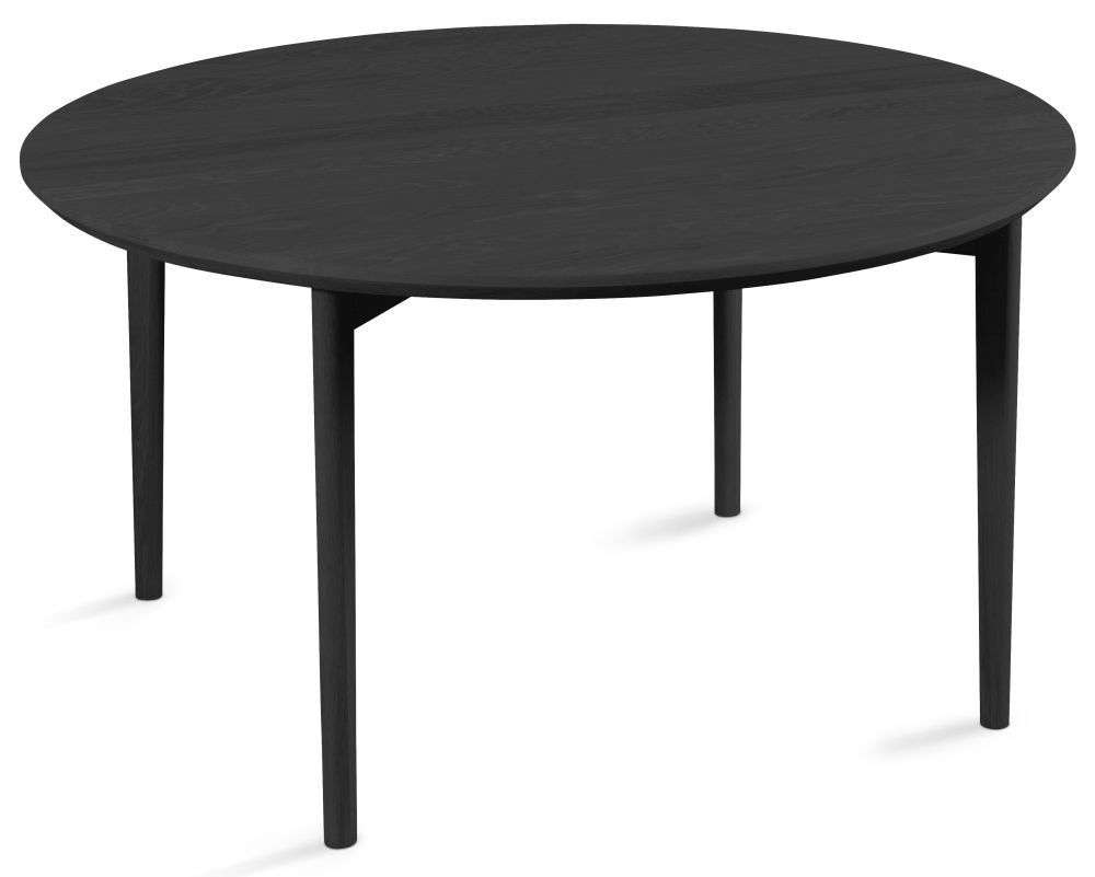 Product photograph of Skovby Sm243 Round Coffee Table With Wooden Legs from Choice Furniture Superstore.