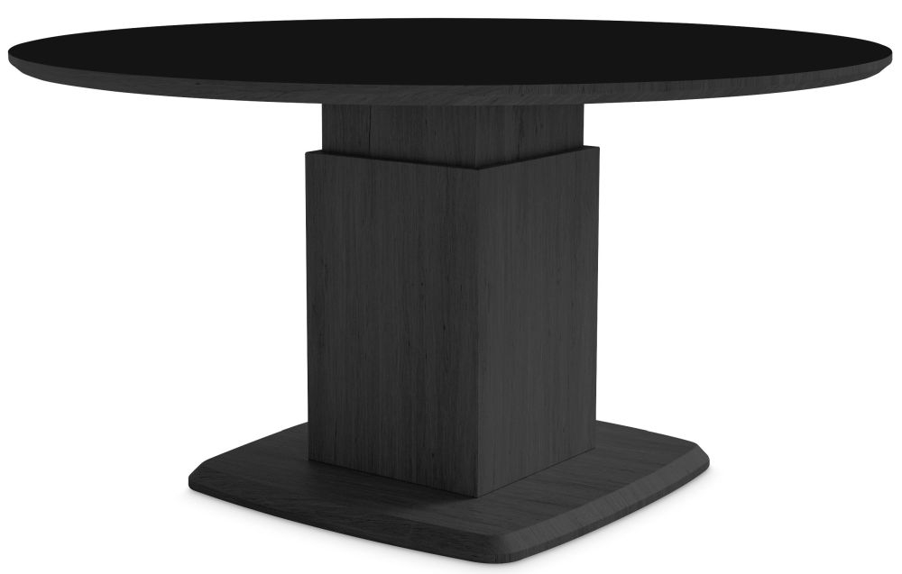Product photograph of Skovby Sm243 Round Coffee Table With Pedestal Base from Choice Furniture Superstore.