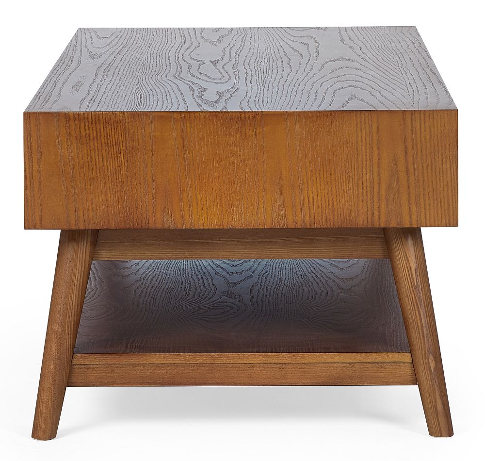 Product photograph of Lowry Cherry Wood 4 Drawer Coffee Table from Choice Furniture Superstore.