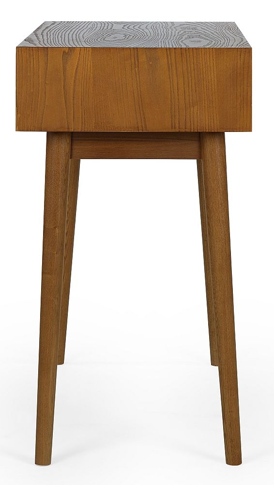 Product photograph of Lowry Cherry Wood Retro Style 2 Drawer Writing Desk from Choice Furniture Superstore.