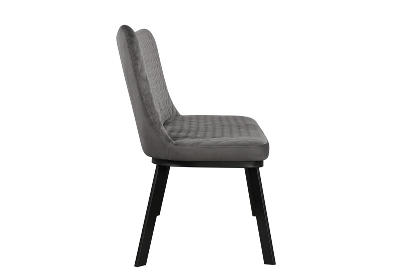 Product photograph of Velvet Black Metal Leg Dining Bench from Choice Furniture Superstore.