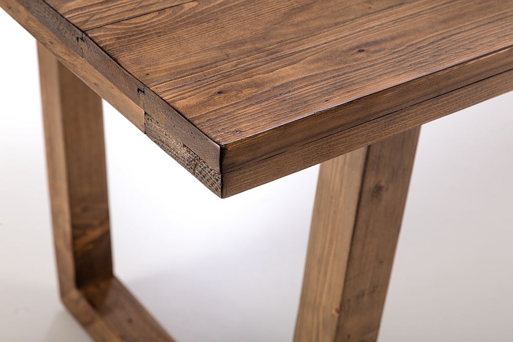 Product photograph of Woburn Reclaimed Pine Dining Table - 4 Seater from Choice Furniture Superstore.
