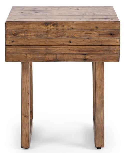 Product photograph of Woburn Brown 1 Drawer Lamp Table from Choice Furniture Superstore.