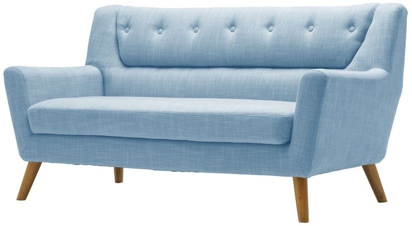 Product photograph of Clearance - Birlea Lambeth Duck Egg Blue Fabric 3 Seater Sofa - D632 from Choice Furniture Superstore.
