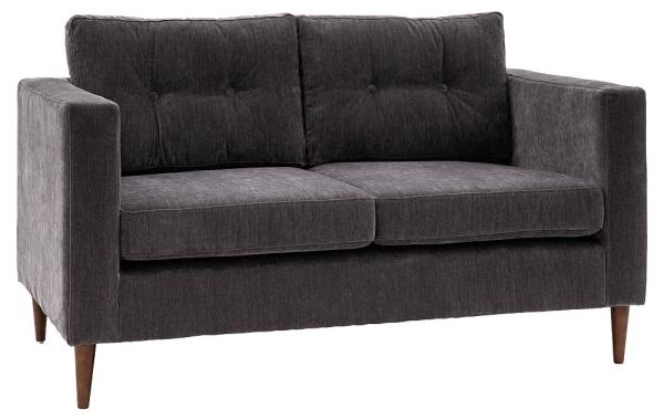 Product photograph of Whitwell Fabric 2 Seater Sofa With Wooden Legs from Choice Furniture Superstore.