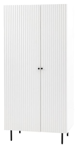 Product photograph of Buckhurst 2 Door Wardrobe - Comes In White Grey And Blue Options from Choice Furniture Superstore.