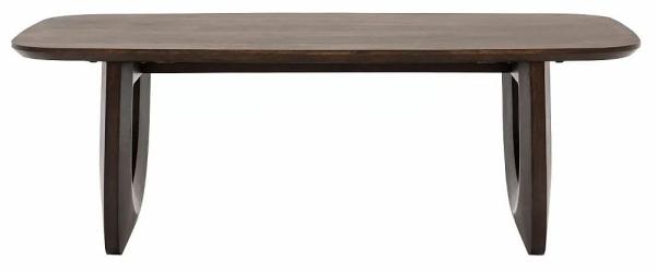 Product photograph of Arc Walnut Mango Wood Coffee Table from Choice Furniture Superstore.