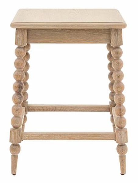 Product photograph of Arbela Natural Square Side Table from Choice Furniture Superstore.