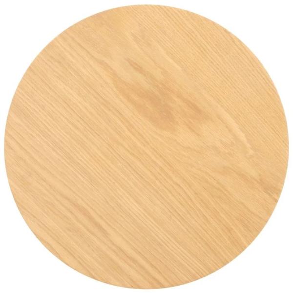 Product photograph of Belfort Natural Oak Round Side Table from Choice Furniture Superstore.