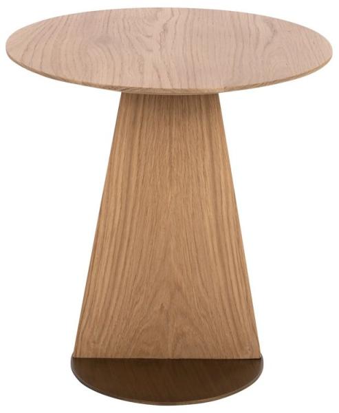 Product photograph of Belfort Natural Oak Round Sofa Table from Choice Furniture Superstore.