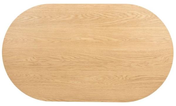 Product photograph of Belfort Oak Fluted Oval Coffee Table from Choice Furniture Superstore.